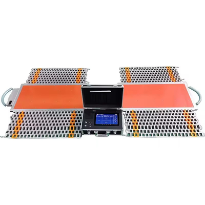 Wireless Portable Axle Load Scales with Touchable Touch Screen and Rechargeable Battery