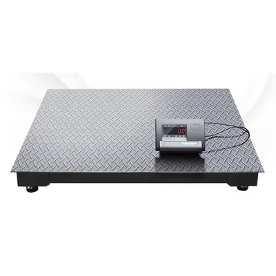 AC/DC Floor Scale With Grey/Yellow Platform 1.5m*1.5m/5000kg Capacity