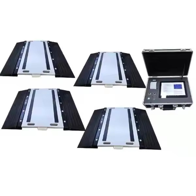 Portable Axle Load Scales Powered By DC 12V Lithium Battery With Touch Screen Display