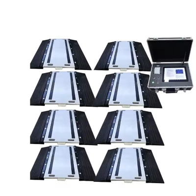 Portable Axle Load Scales Powered By DC 12V Lithium Battery With Touch Screen Display