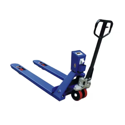 Hand Operated Mobile Weighbridge Carrier Scale With Printer Electronic Forklift Weighing Scale